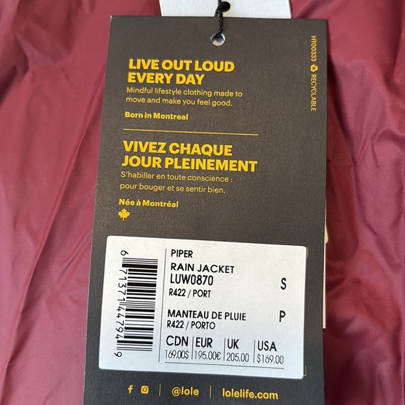 Lole jacket - Picture 11 of 11